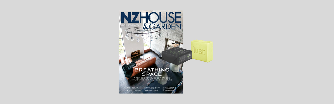 Lust Shampoo Bar featured in House & Garden Sept 2026 Issue