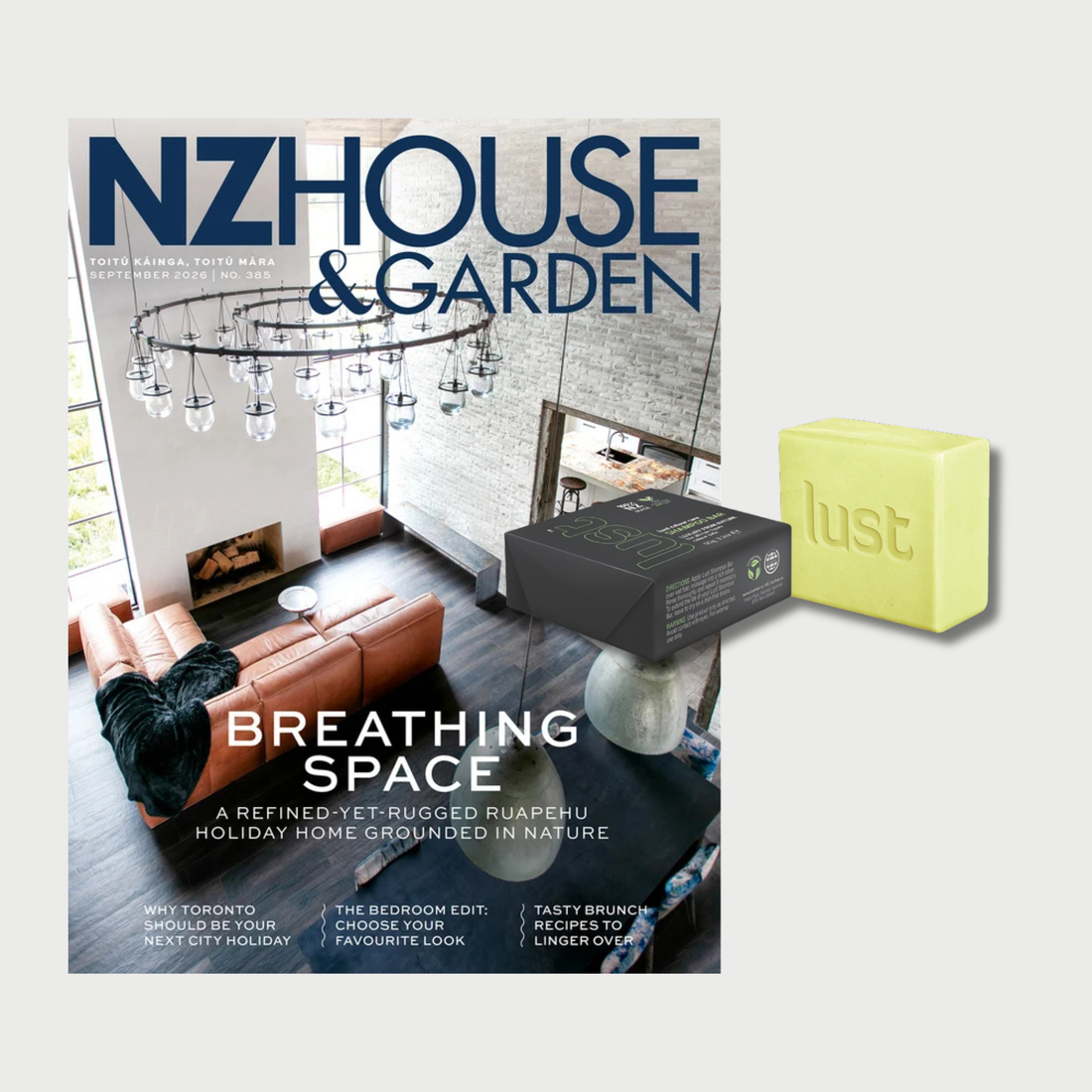 Lust Shampoo Bar featured in House & Garden Sept 2026 Issue