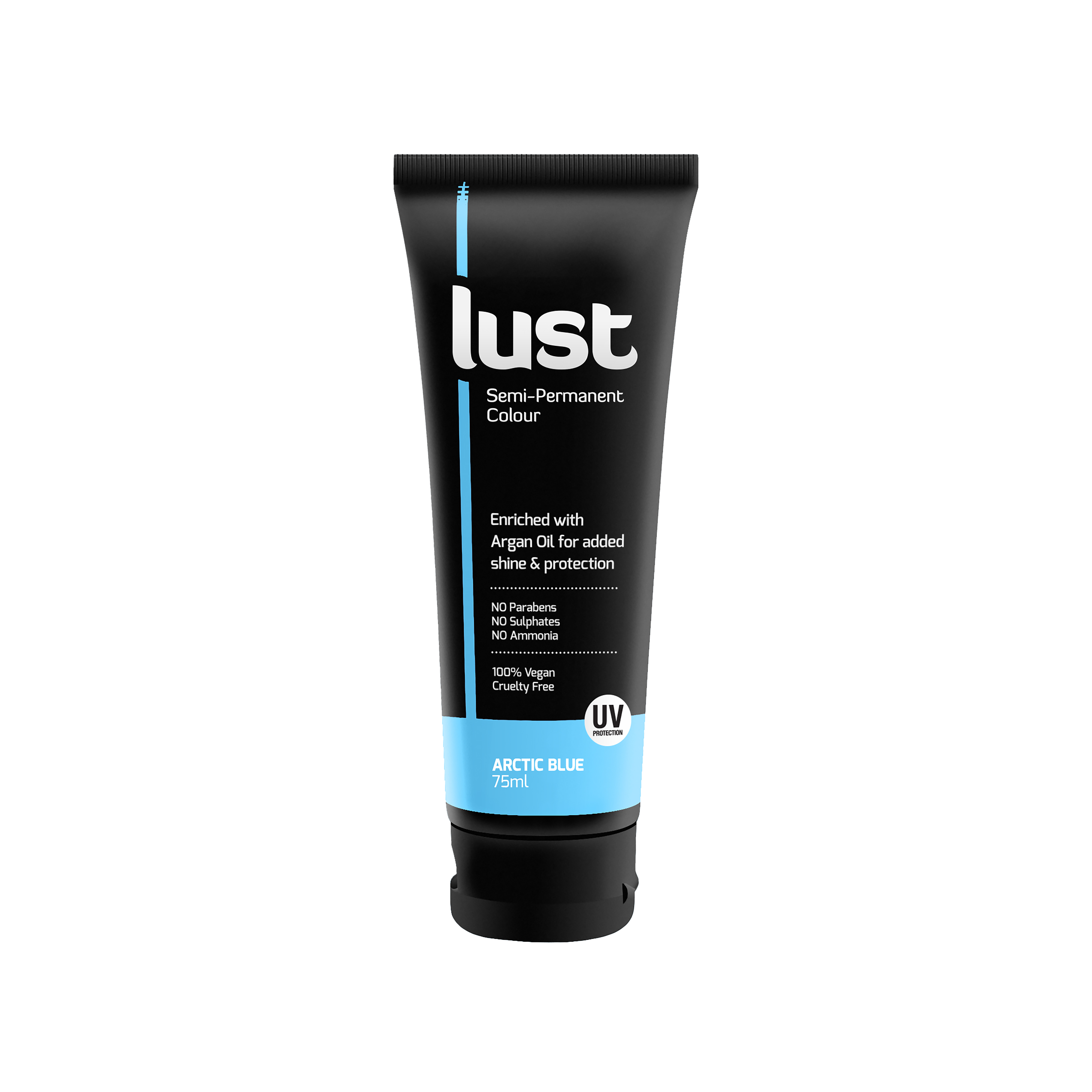 Baby blue semi-permanent hair dye, Lust Haircare NZ