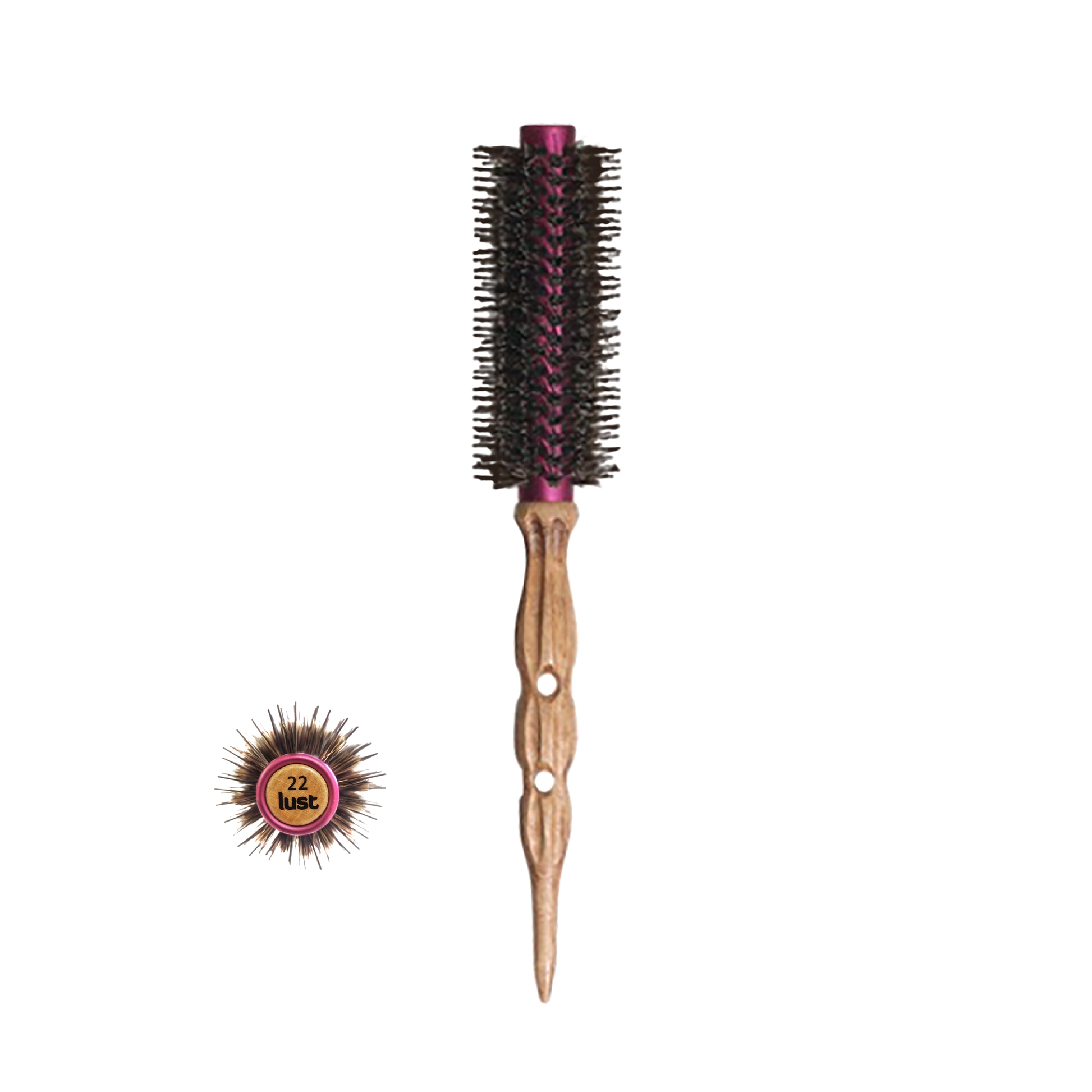 Wooden hair brush 22mm by Lust Haircare NZ