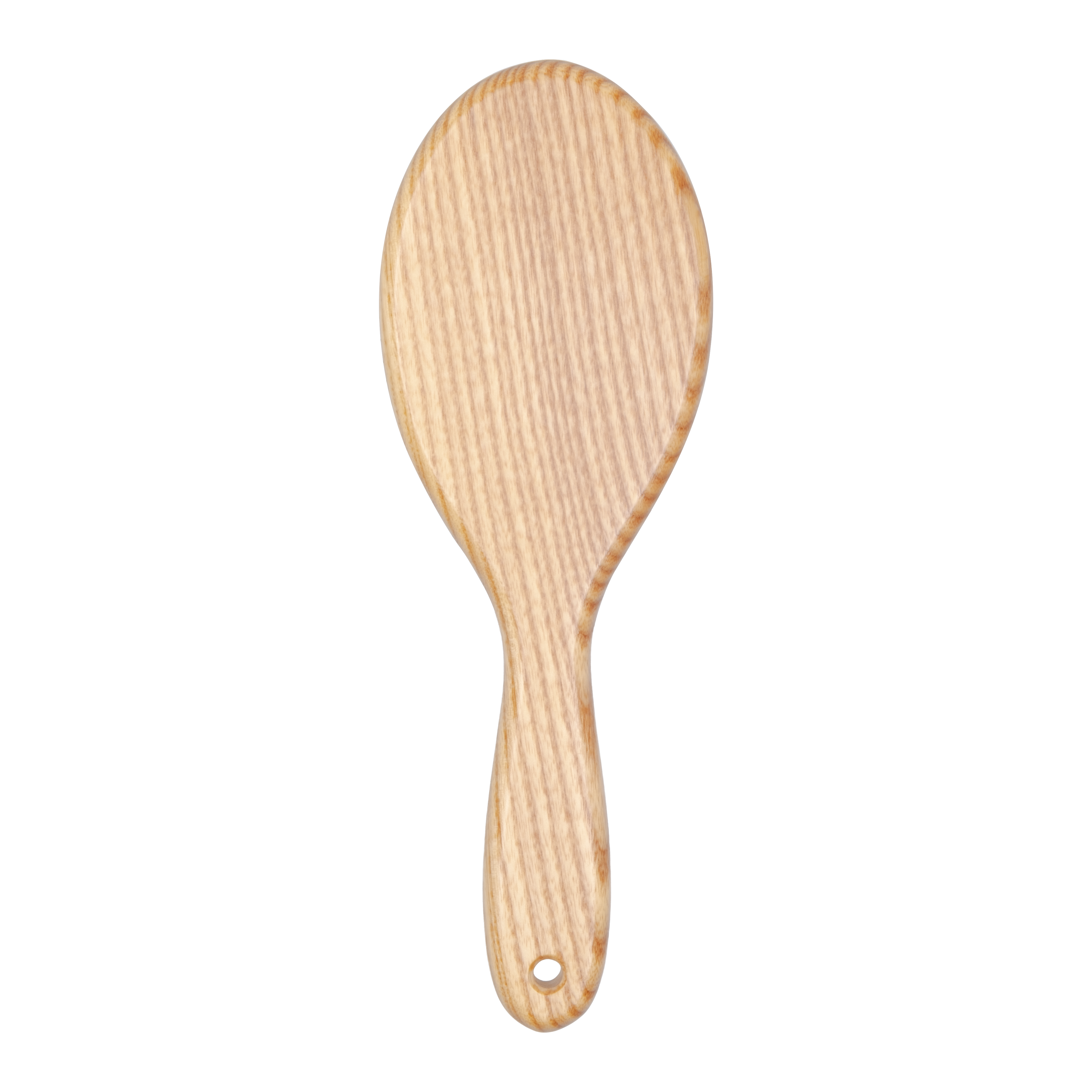 Large Wooden Oval Cushion Brush