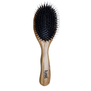 Medium Wooden Oval Cushion Brush