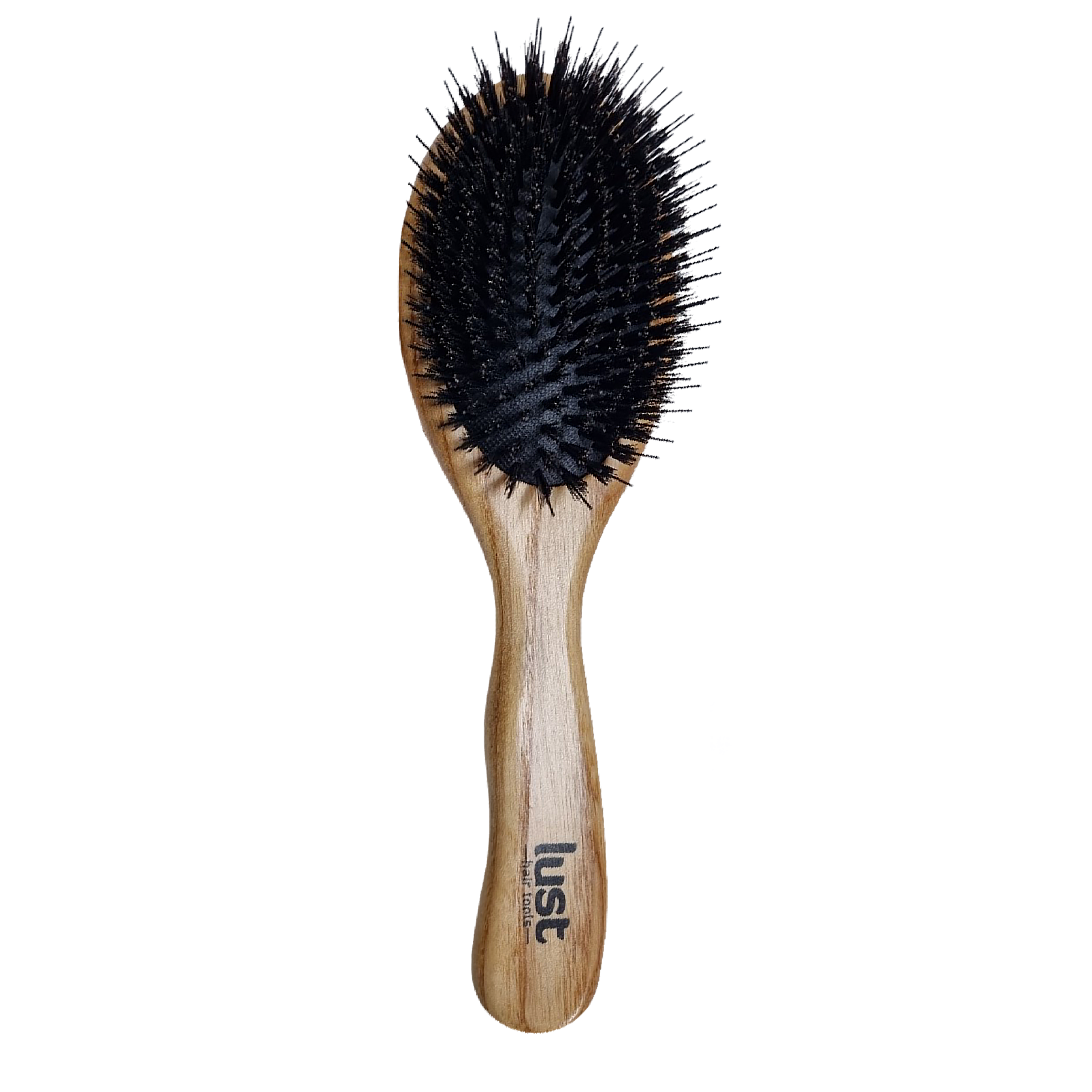 Medium Wooden Oval Cushion Brush