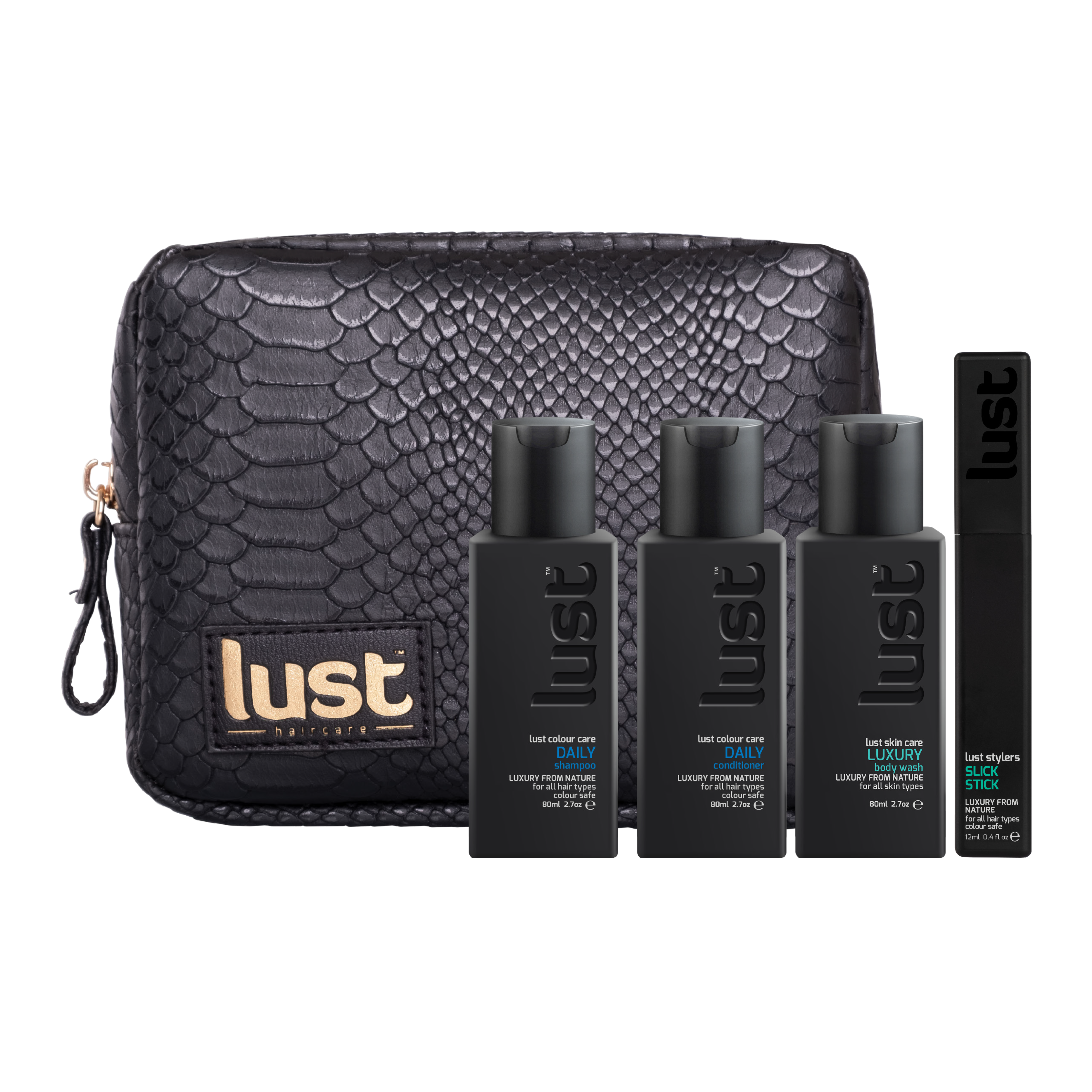Travel Gift Set for all hair types by Lust Haircare