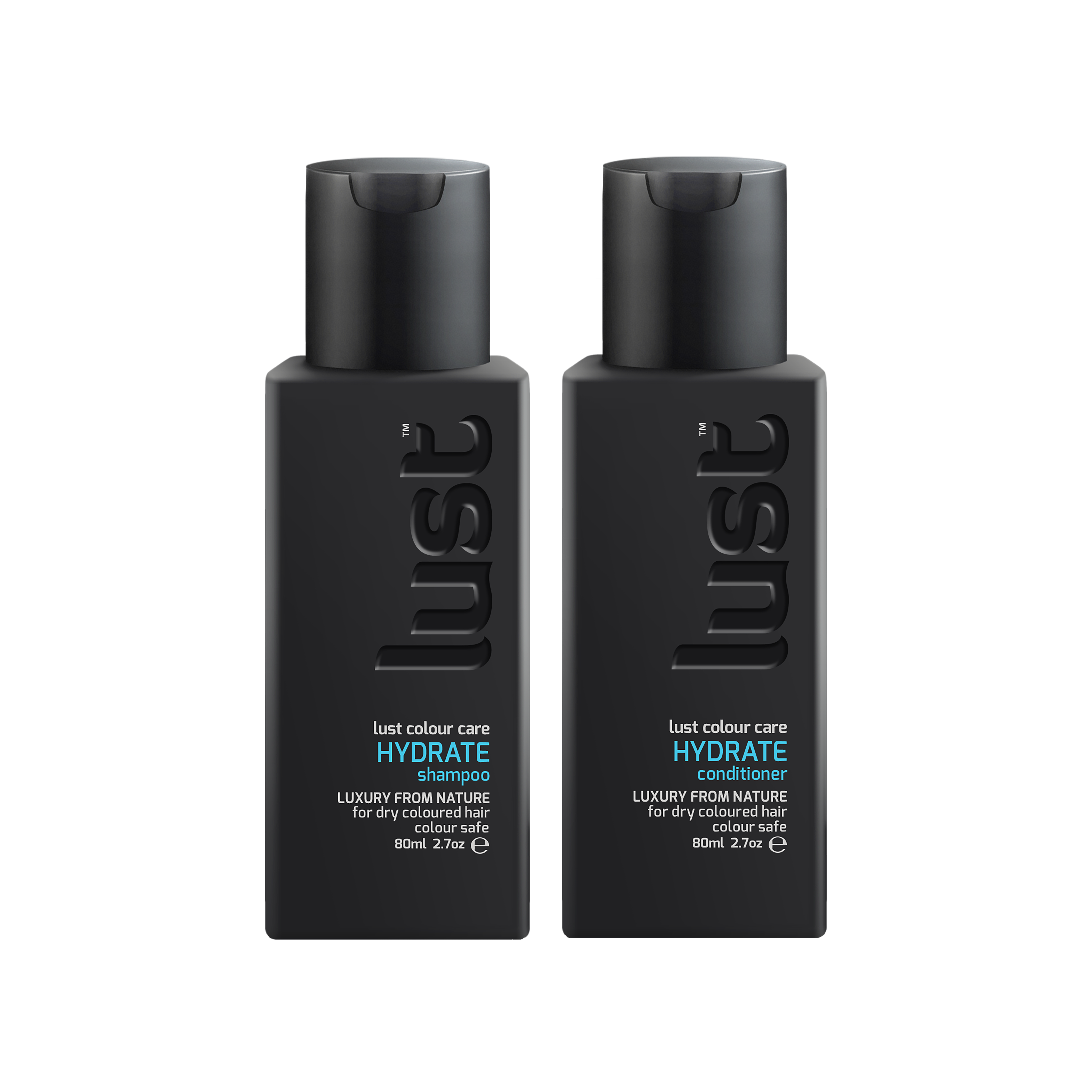 Travel Shampoo & Conditioner for dry hair, Lust Haircare