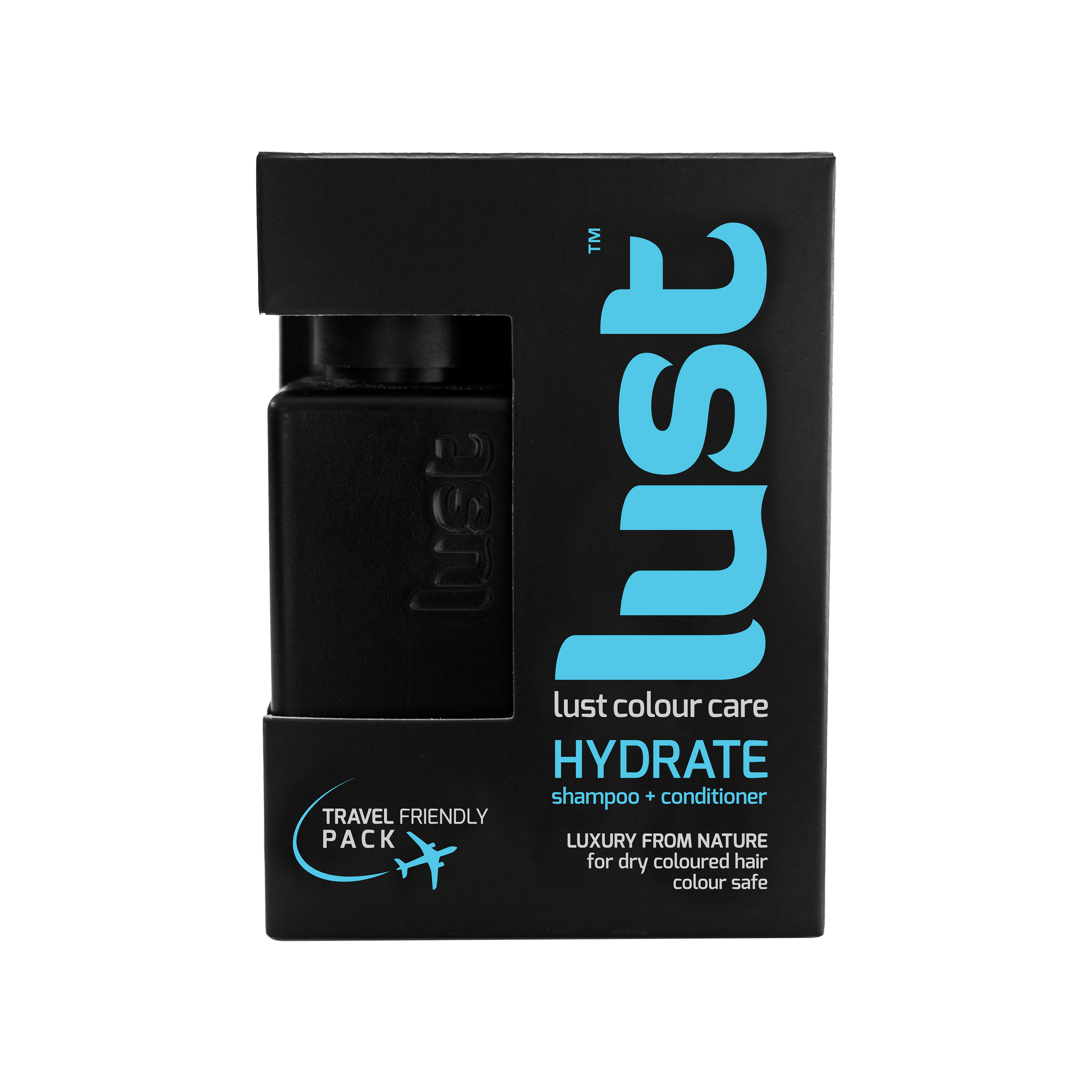 Pack of Travel Shampoo & Conditioner for dry hair, Lust Haircare
