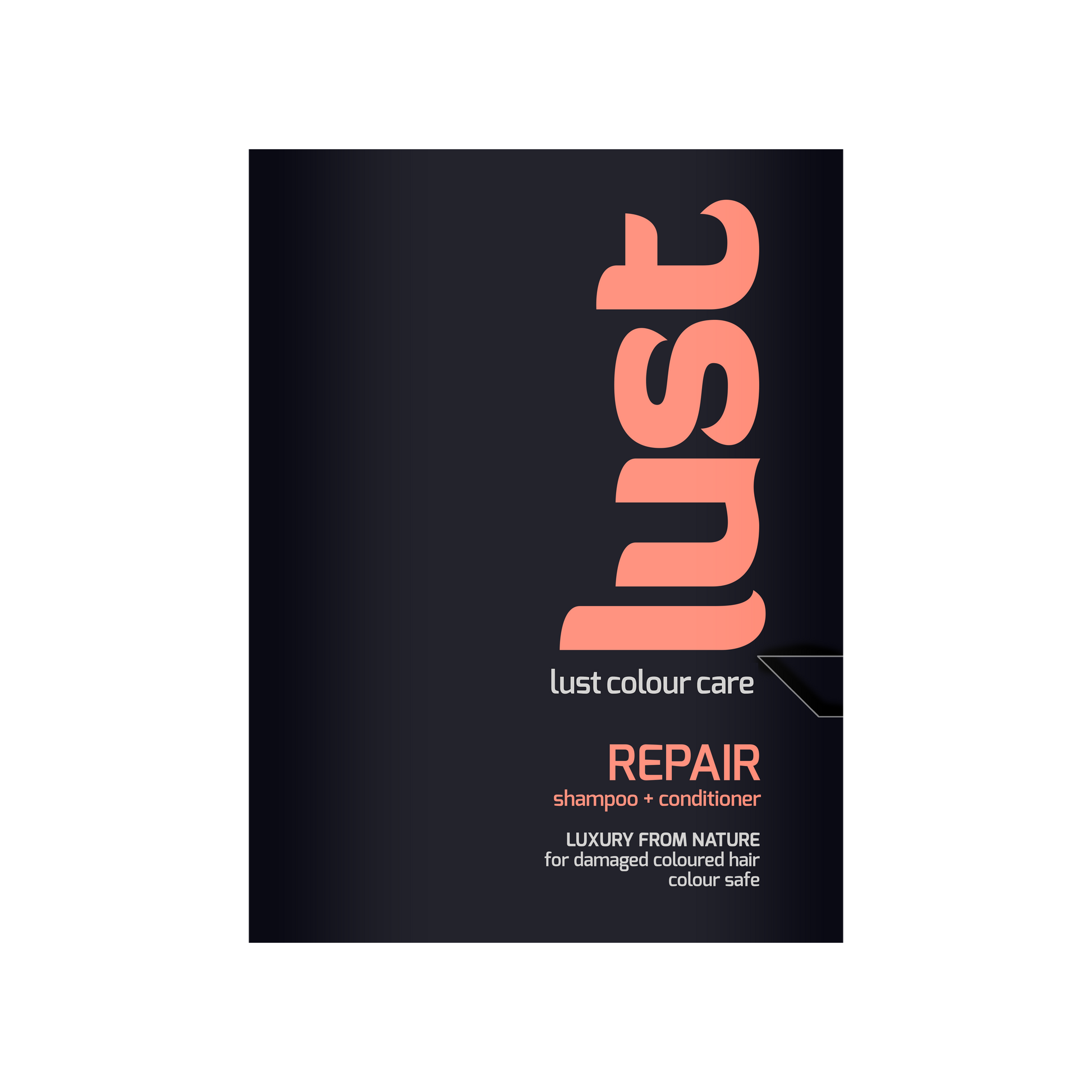 Repair shampoo & conditioner sample for damaged hair by Lust Haircare NZ