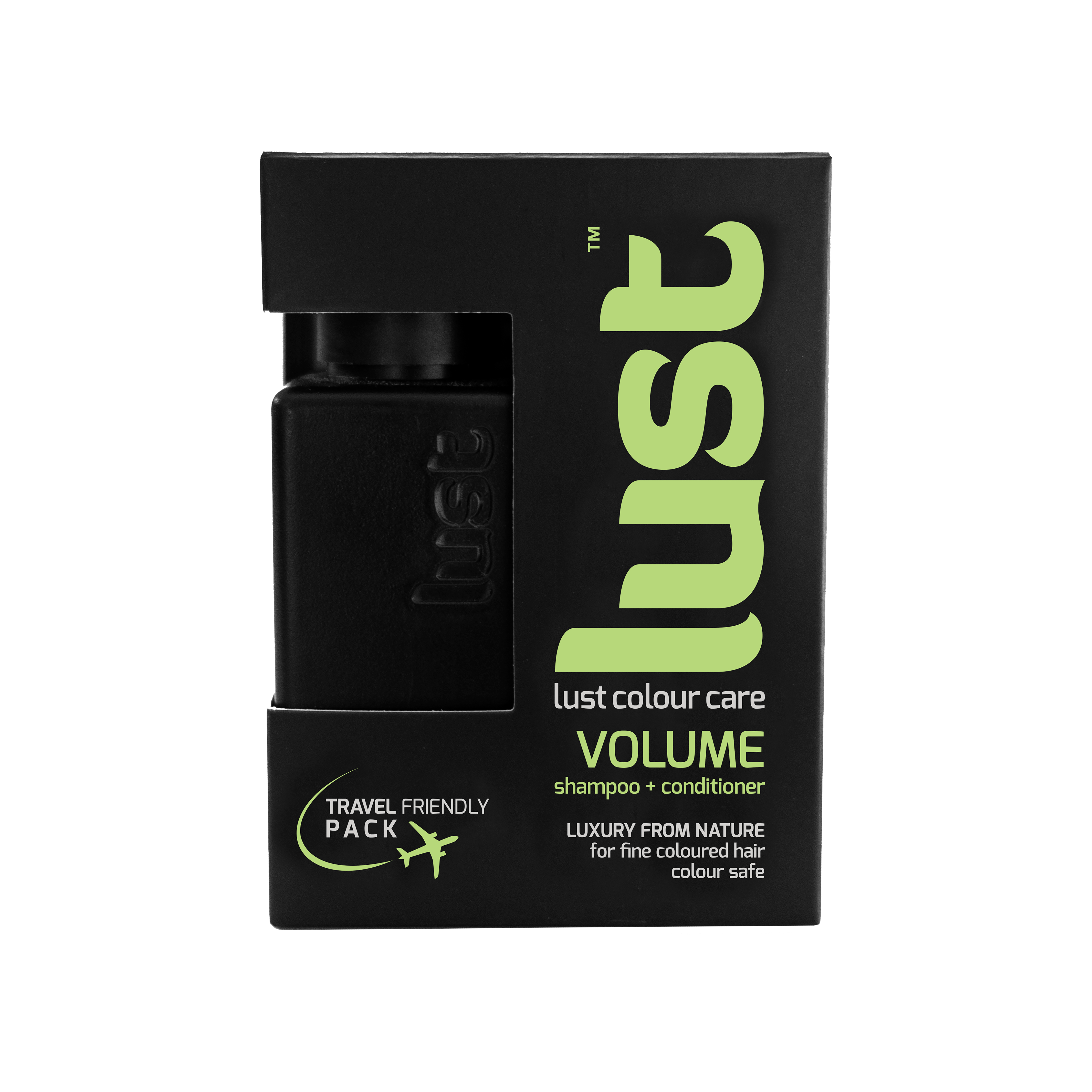 Pack of Travel Shampoo & Conditioner for fine hair, Lust Haircare