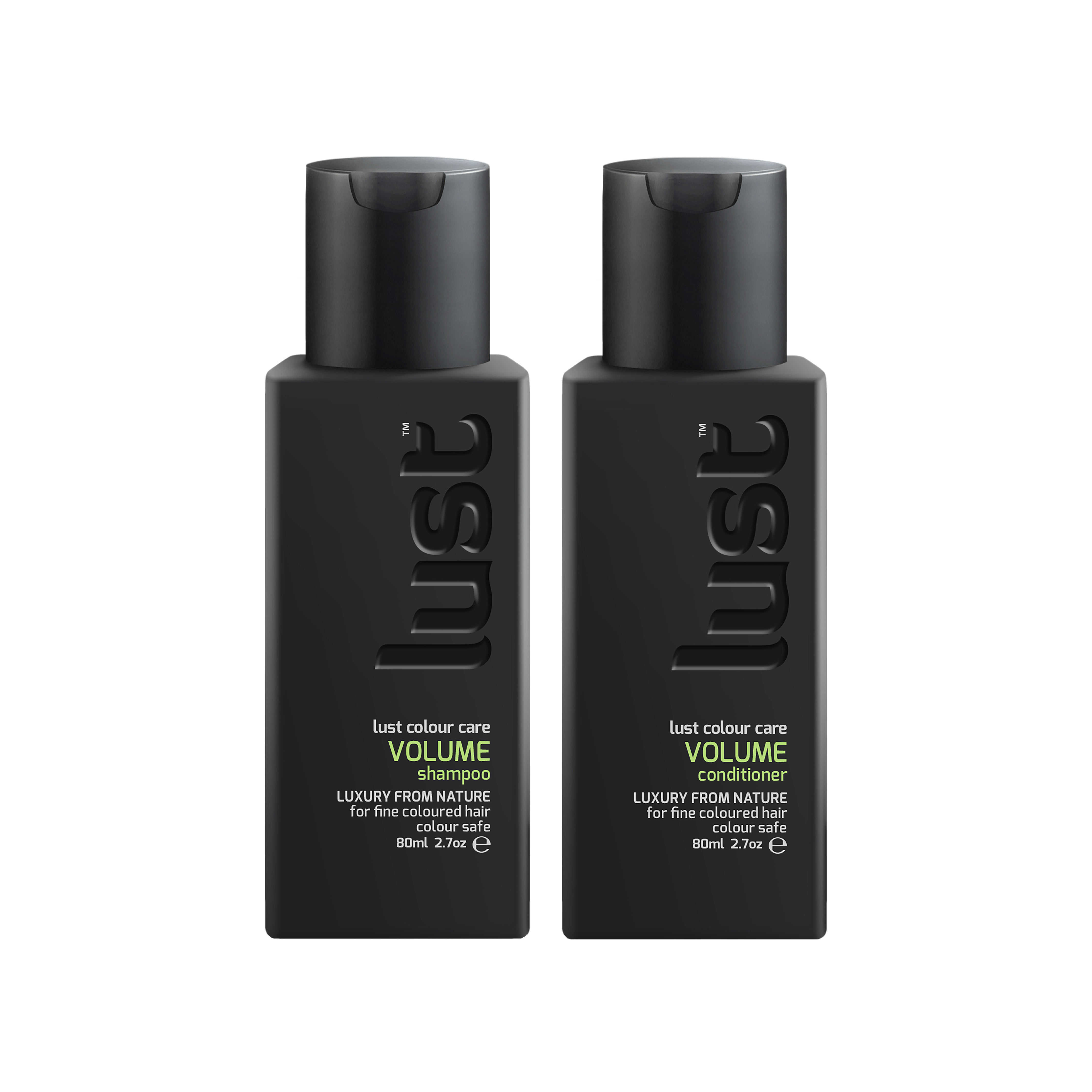 Travel Shampoo & Conditioner for fine hair, Lust Haircare