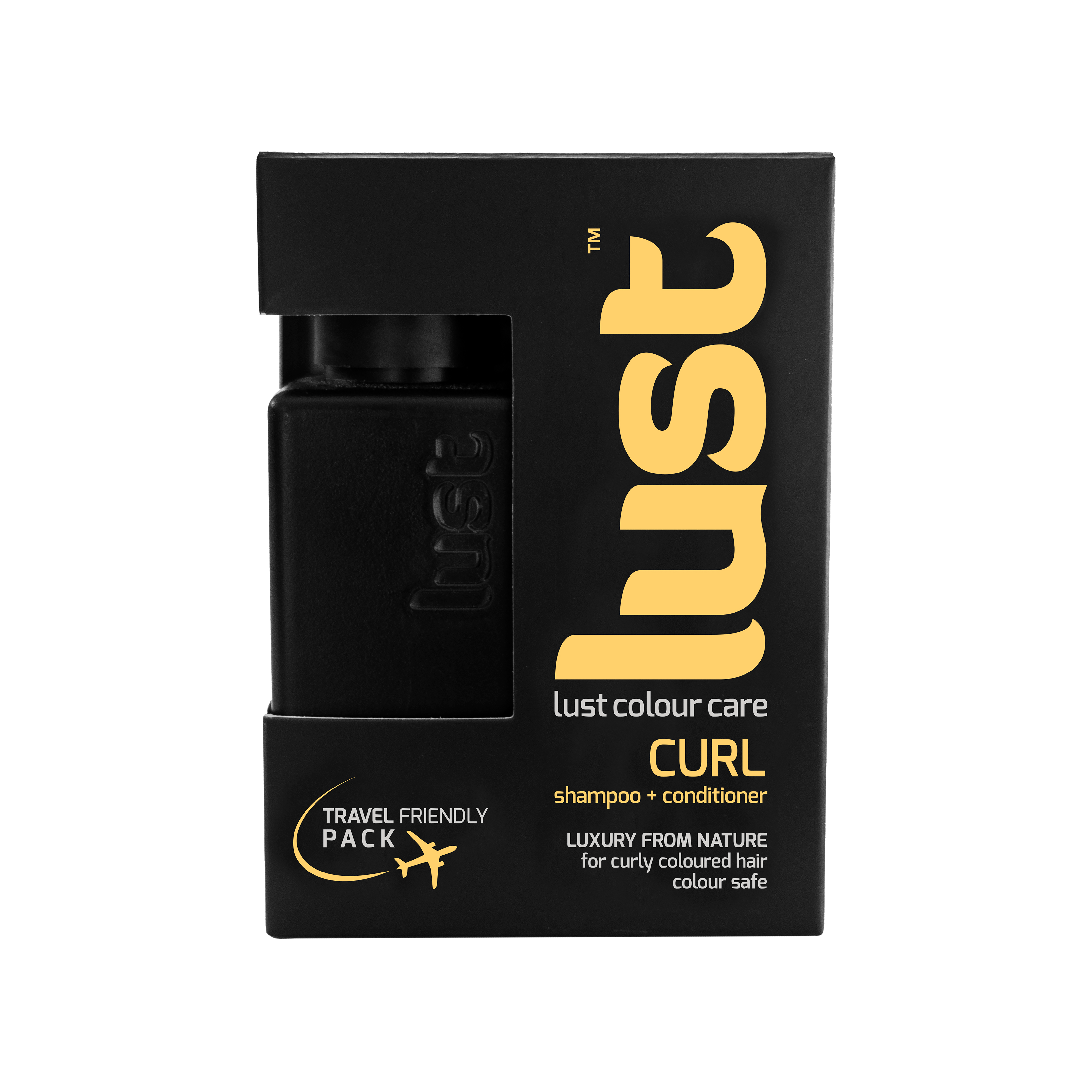 Pack of Travel Shampoo & Conditioner for curly hair, Lust Haircare