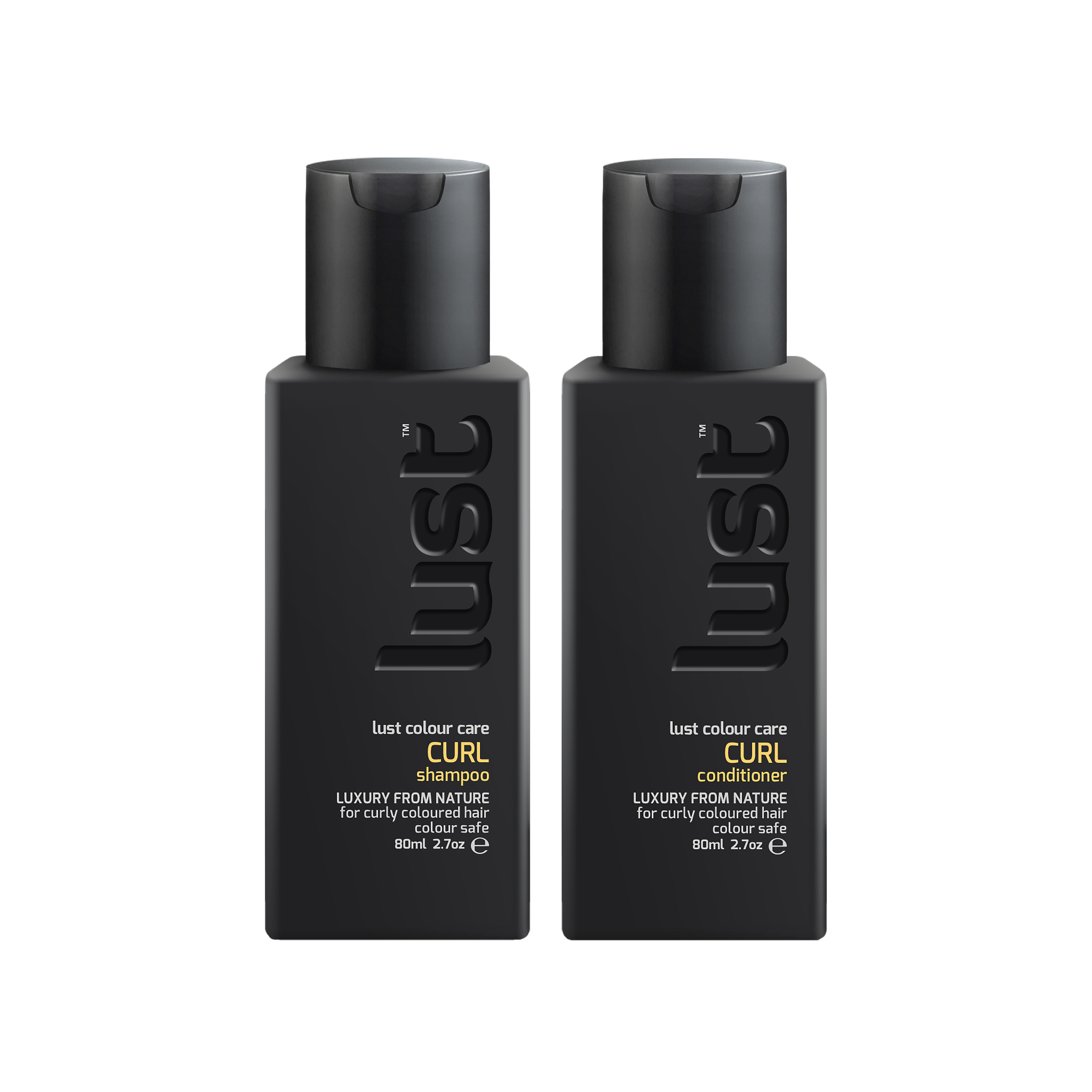 Travel Shampoo & Conditioner for curly hair, Lust Haircare