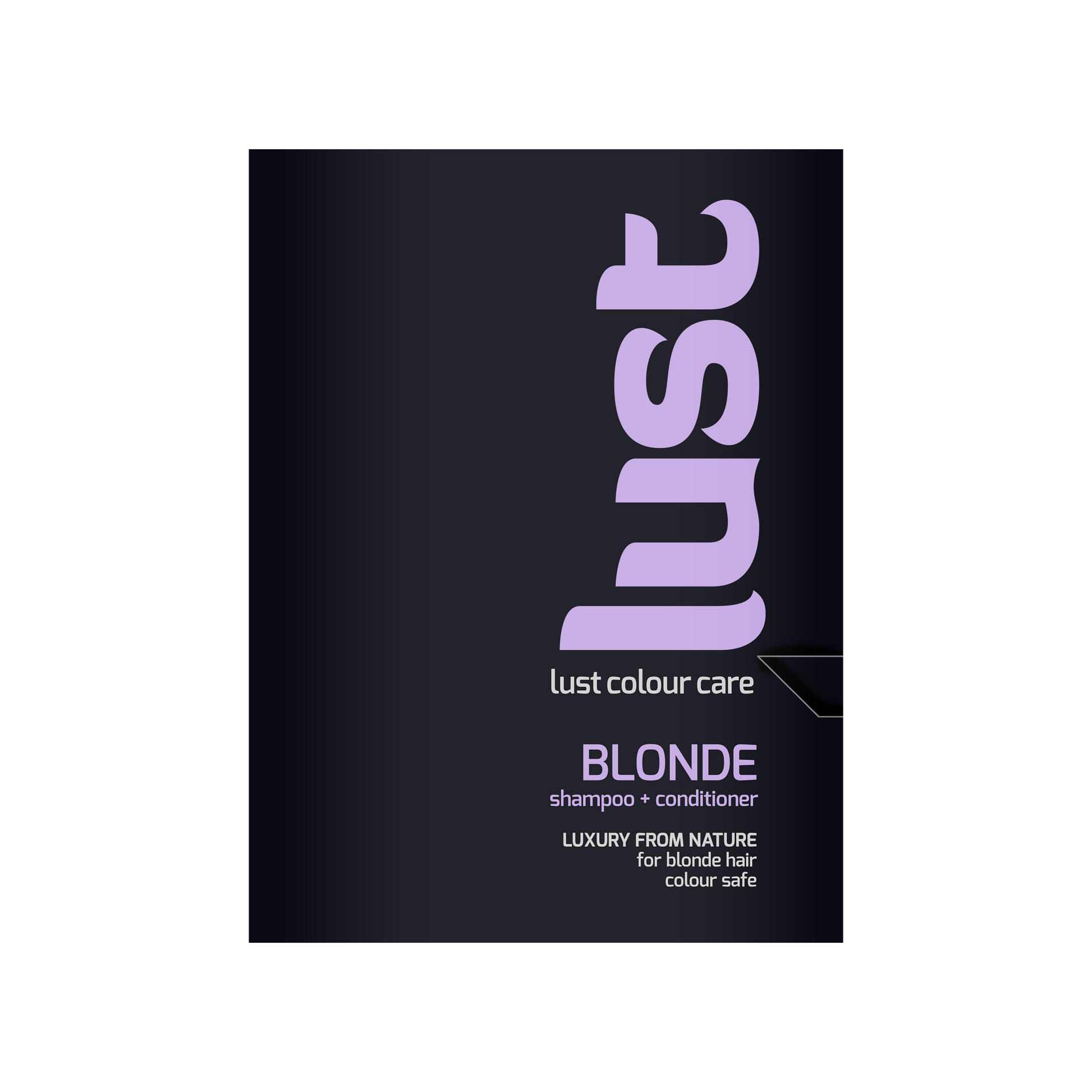 Purple shampoo & conditioner sample for all blonde hair by Lust Haircare NZ