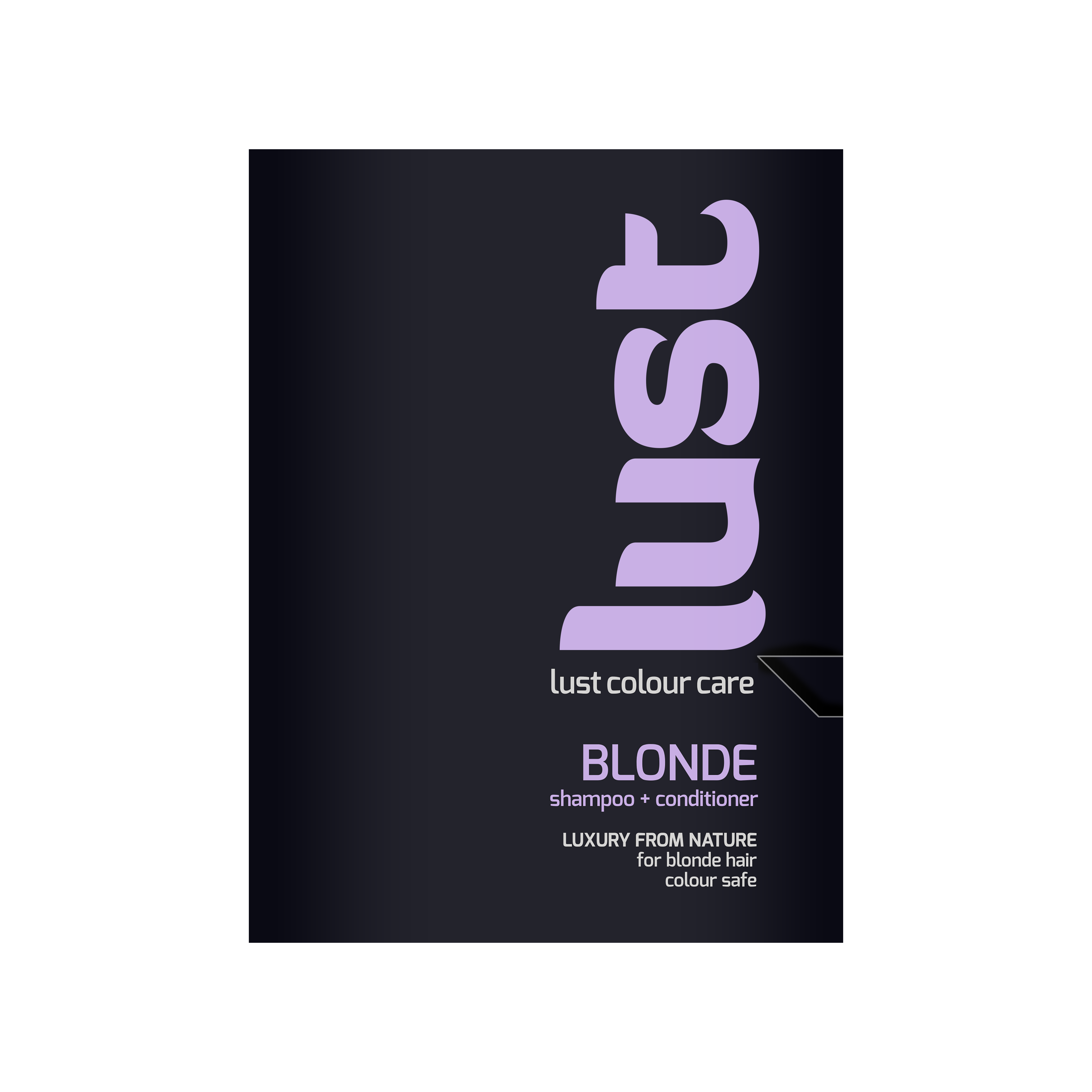 Purple shampoo & conditioner sample for all blonde hair by Lust Haircare NZ