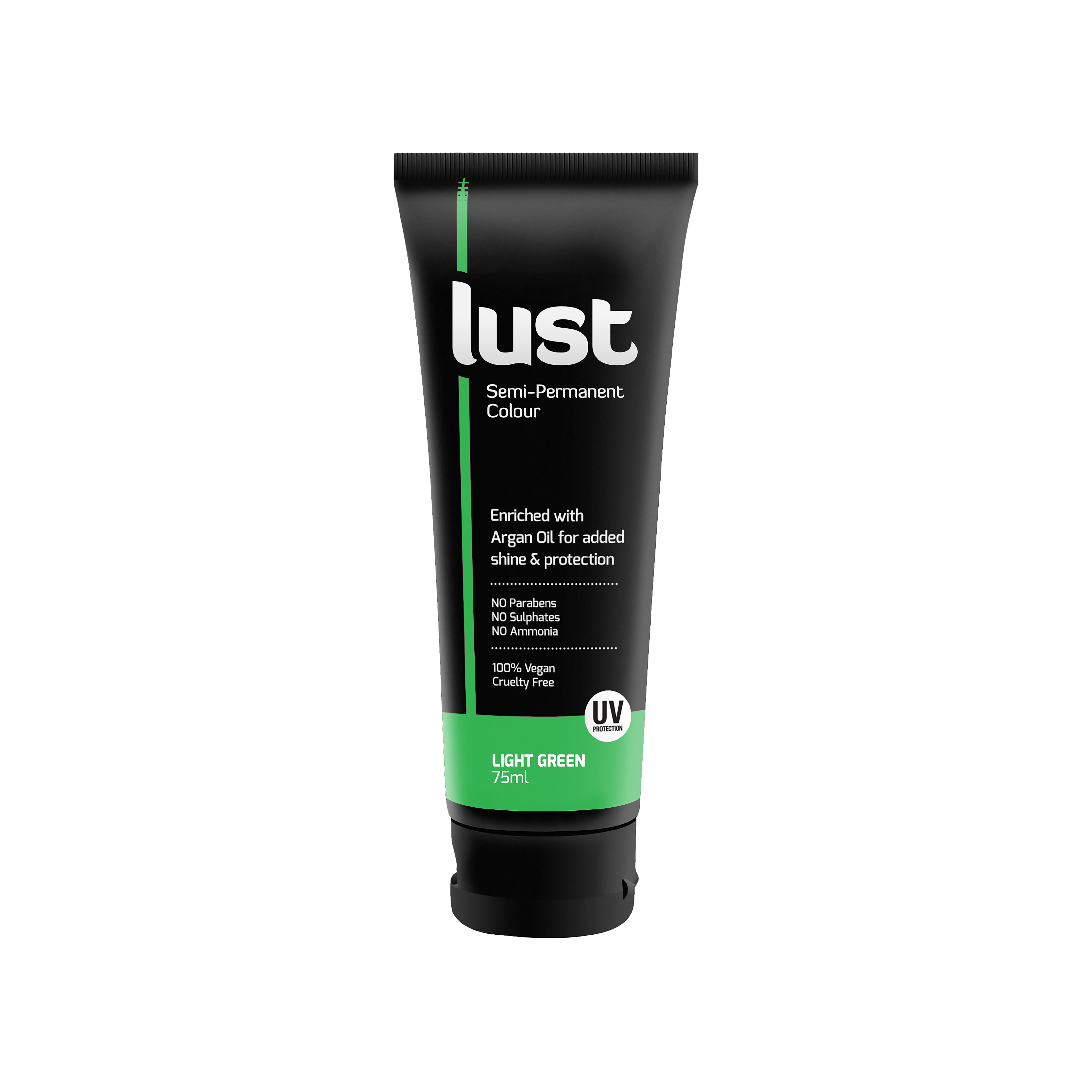 Light green semi-permanent hair dye, Lust Haircare NZ