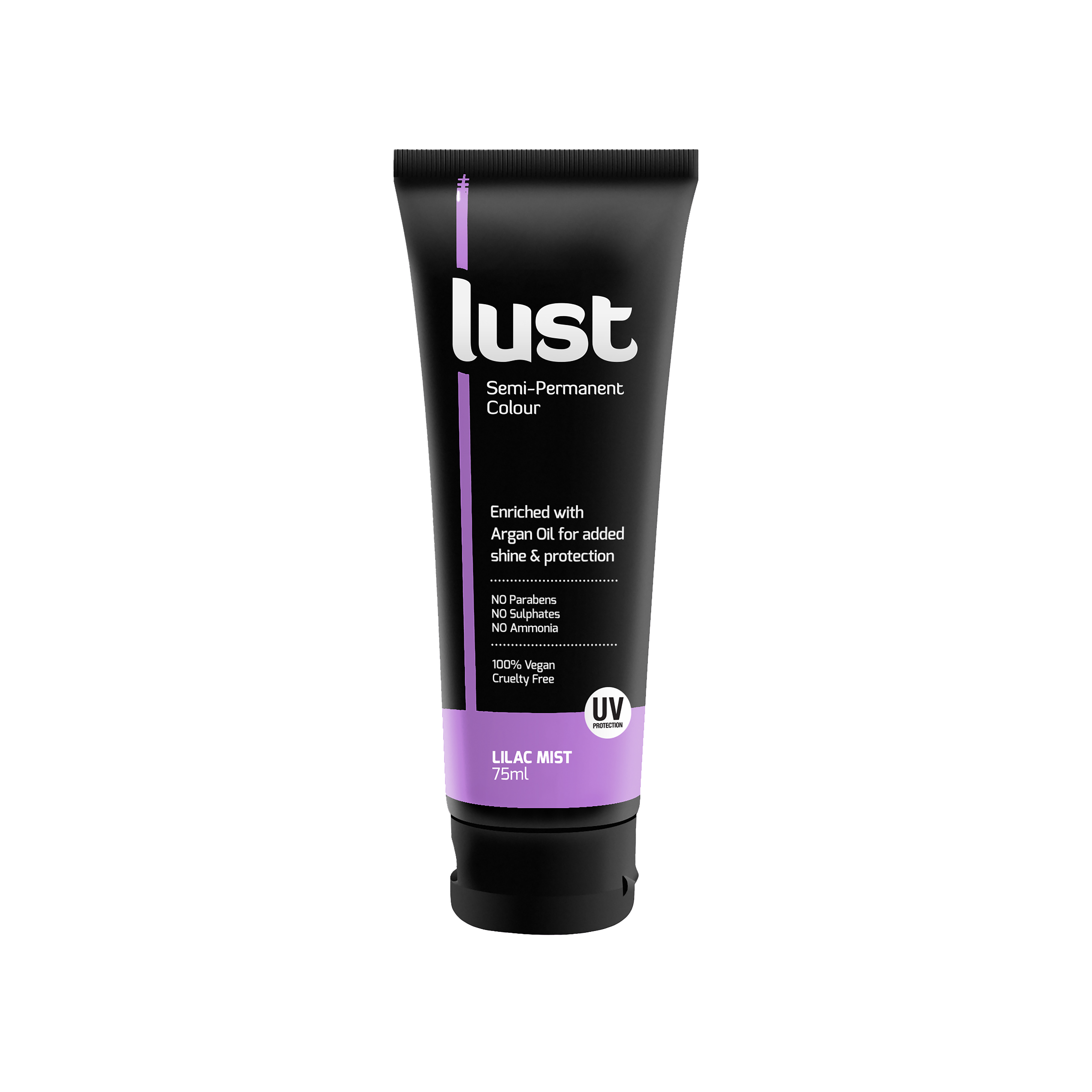Soft purple semi-permanent hair dye, Lust Haircare NZ