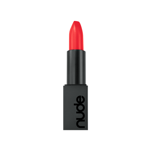 Daring is a tangerine orange lipstick from Nude by Lust