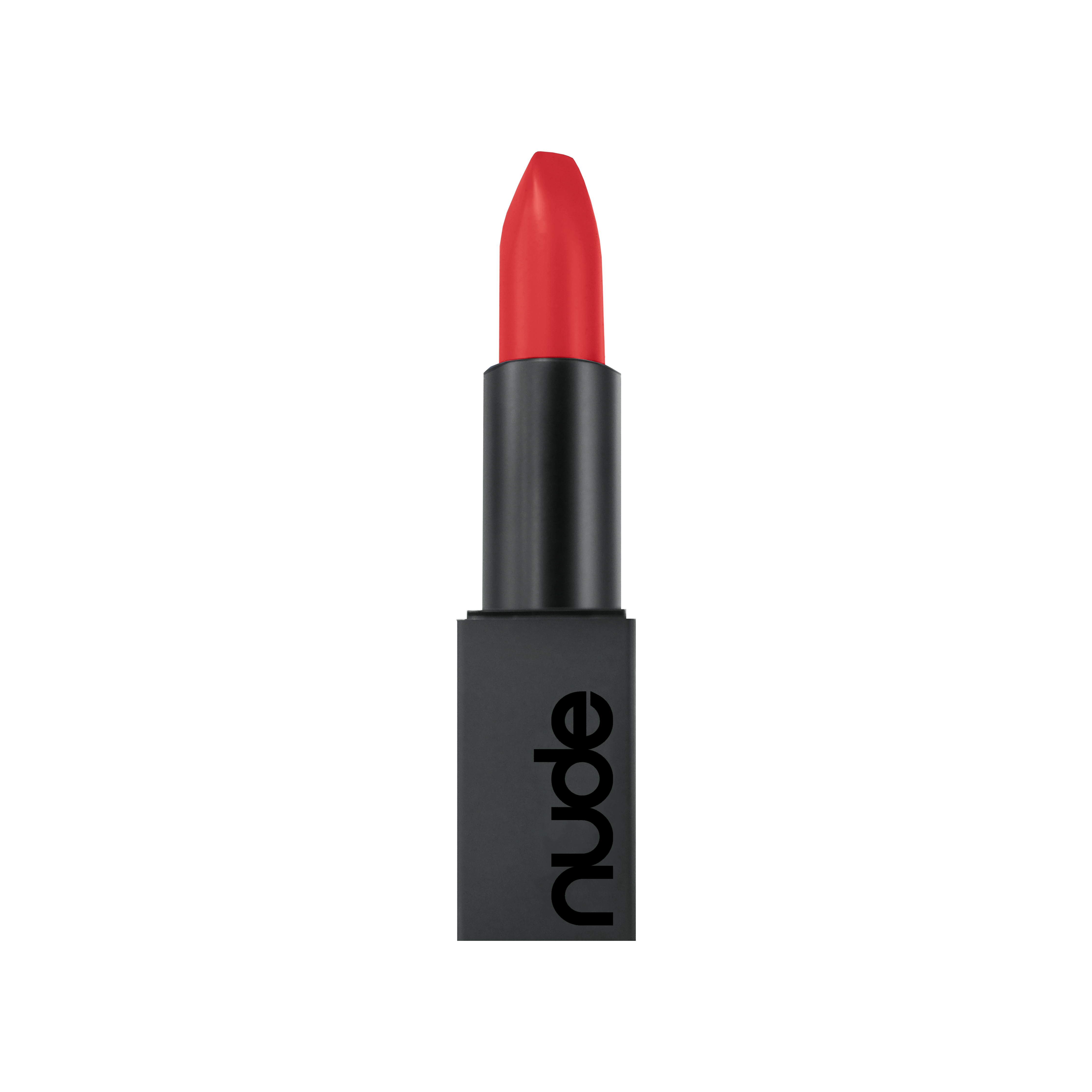 Desire is a coral red lipstick from Nude by Lust