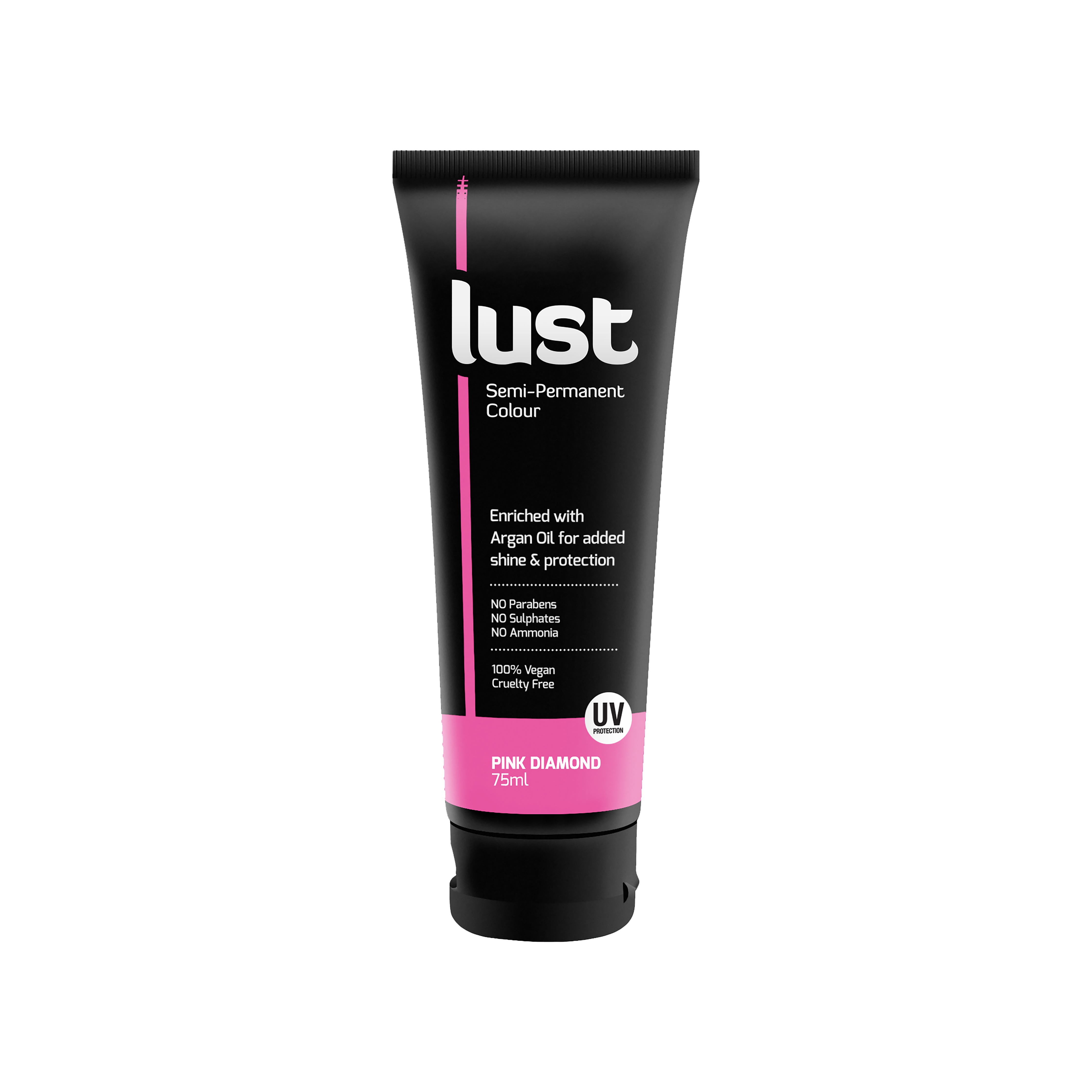 Neon Pink semi-permanent hair dye, Lust Haircare NZ