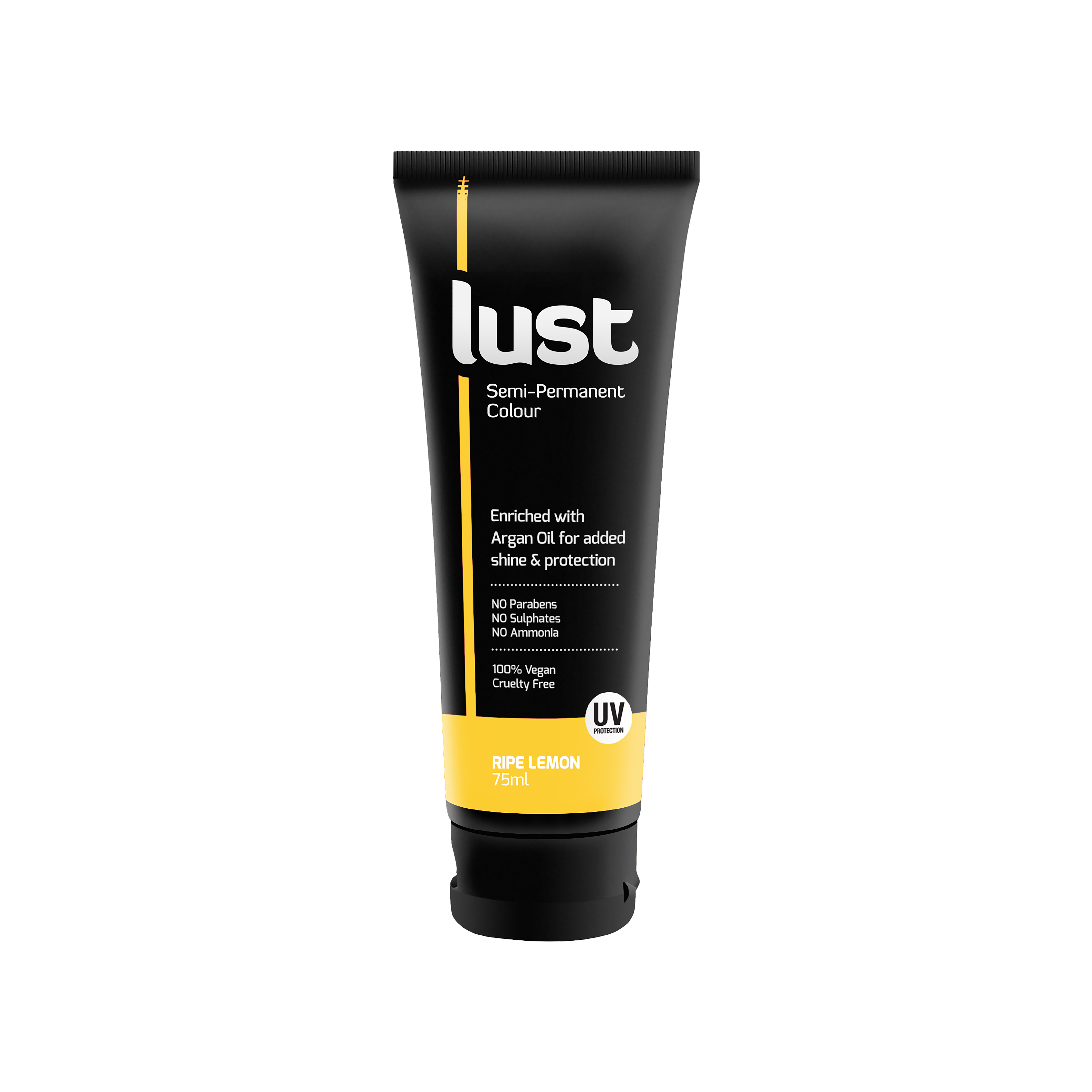 Neon Yellow semi-permanent hair dye, Lust Haircare NZ