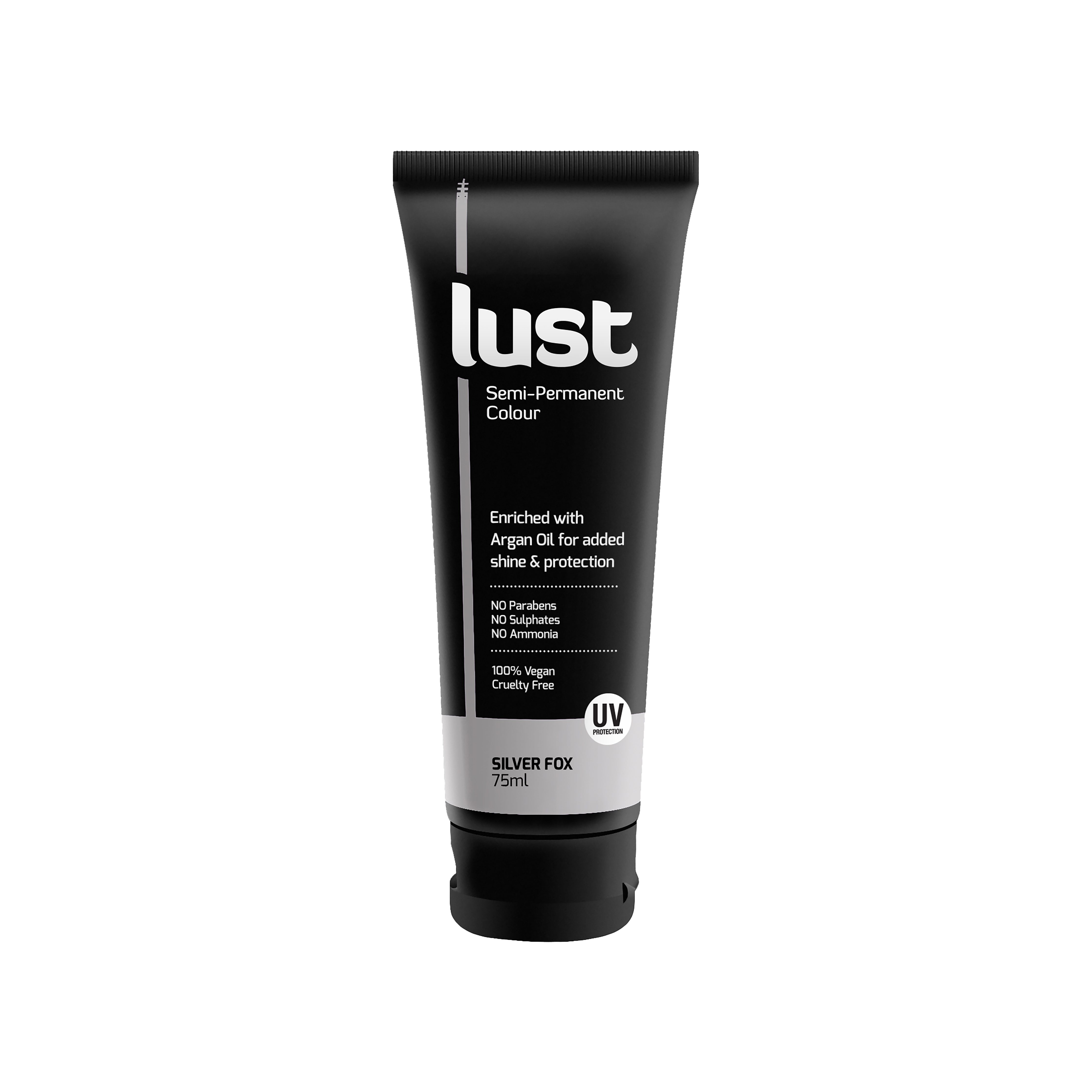 Clear silver semi-permanent hair dye, Lust Haircare NZ