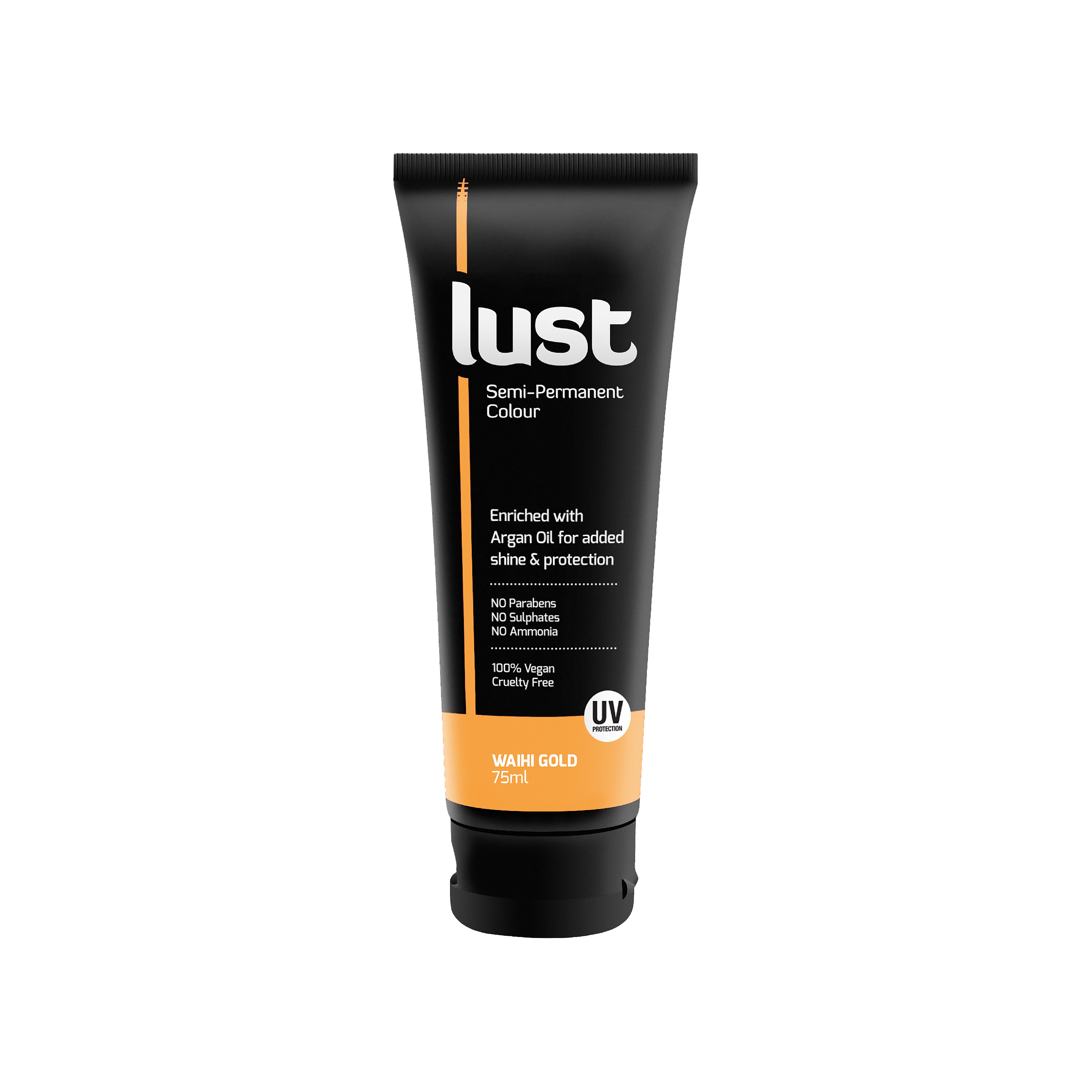 Sun-kissed gold semi-permanent hair dye, Lust Haircare NZ