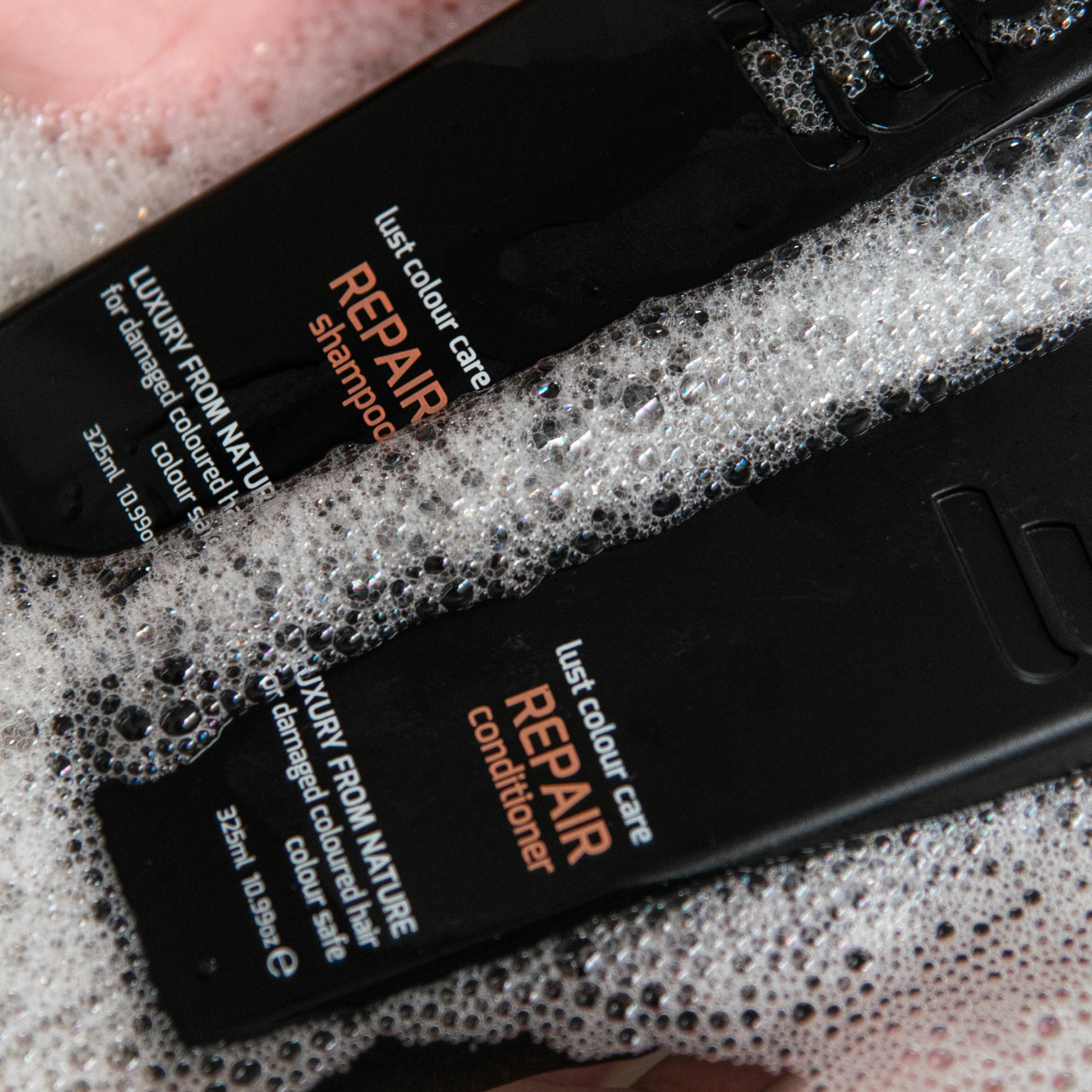 Repair shampoo and conditioner for damaged hair lust haircare nz