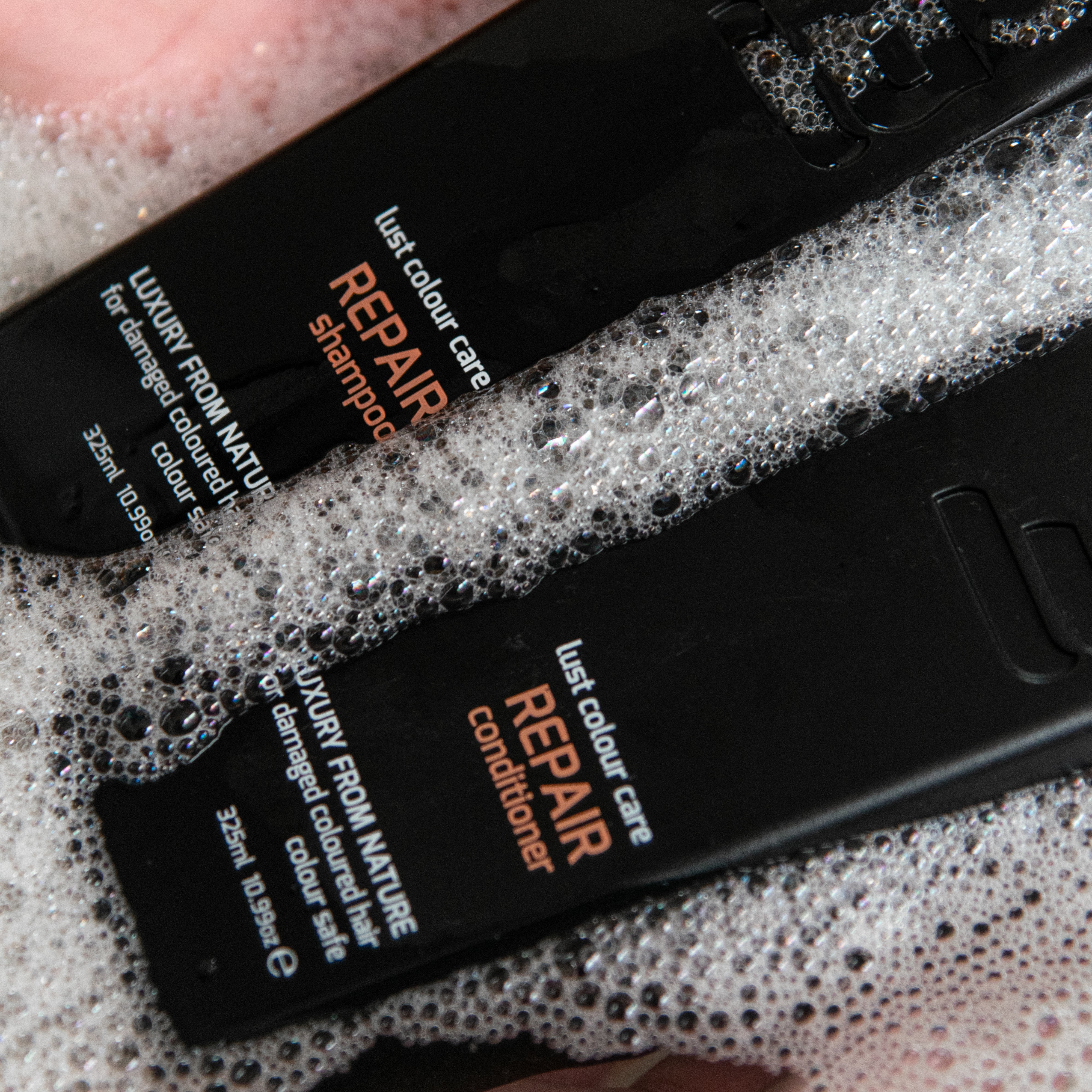 Repair shampoo and conditioner for damaged hair lust haircare nz