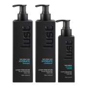 Hydrate and Style Bundle Father's Day Gift - includes shampoo, conditioner, and styling cream by Lust Haircare